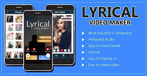Lyrical Video Status maker , android app source code
