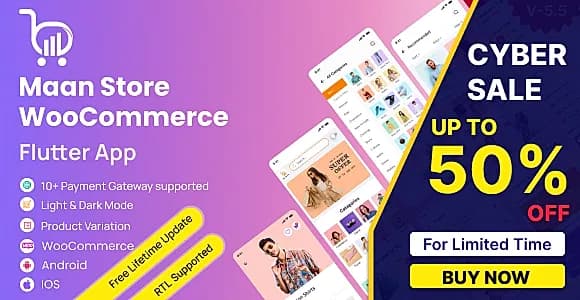 MaanStore - Flutter eCommerce Full App ( Android & iOS )