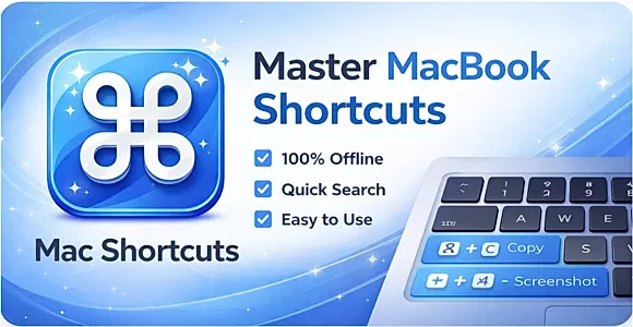 MacKeys - Mac Shortcut Keys Android App