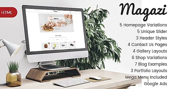 Magazi - Multipurpose e-Commerce HTML Template