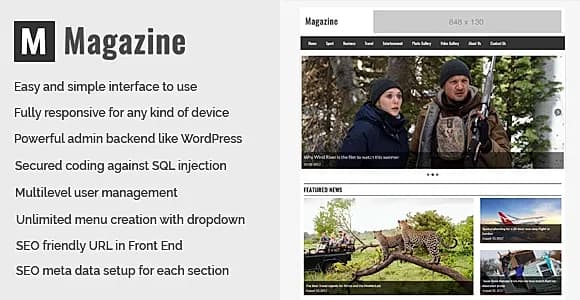 Magazine - Online News and Magazine CMS