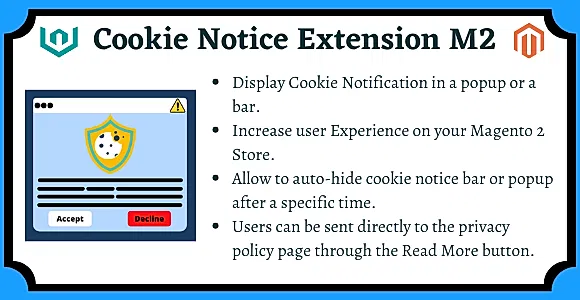 Magento 2 Cookie Notice | GDPR | CCPA Extension By Webiators