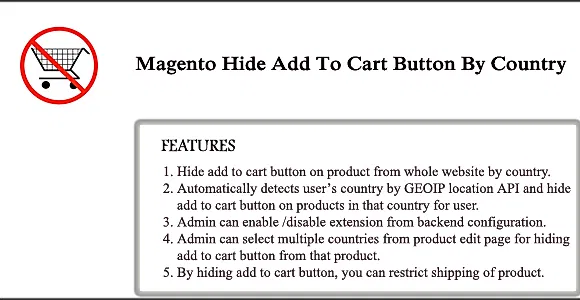 Magento Hide Add To Cart Button By Country