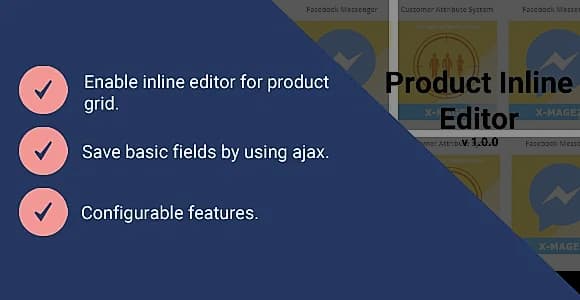 Magento 2 Product Inline Editor