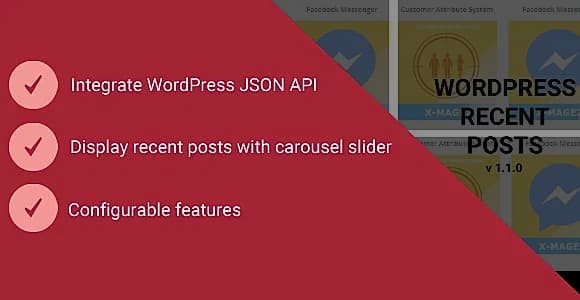 Magento 2 WordPress Recent Posts