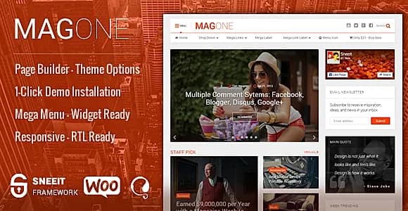 MagOne WordPress Theme