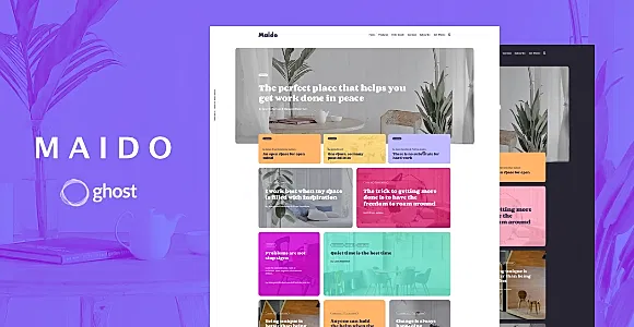 Maido - Multipurpose Ghost Blog Theme