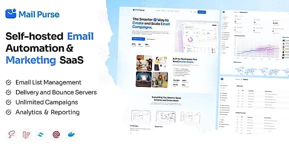 MailPurse - Self-hosted Email Automation & Marketing SaaS