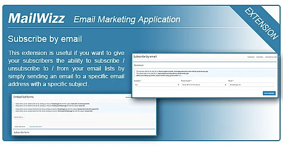 MailWizz EMA - Subscribe by email