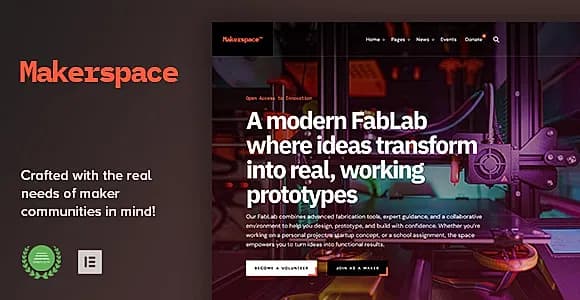 Makerspace WordPress Theme