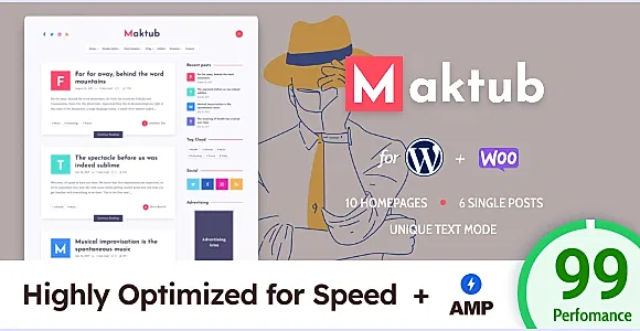 Maktub WordPress Theme