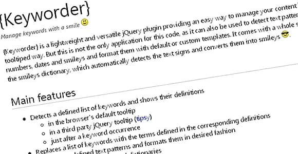{Keyworder} - Manage Keywords With A Smile