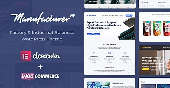 Manufacturer WordPress Theme