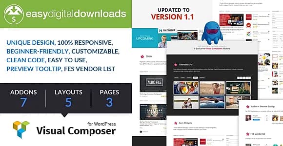 Marketplace :: EDD VC Addons WordPress Plugin
