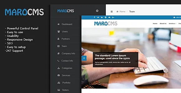 MaroCMS -  Business CMS