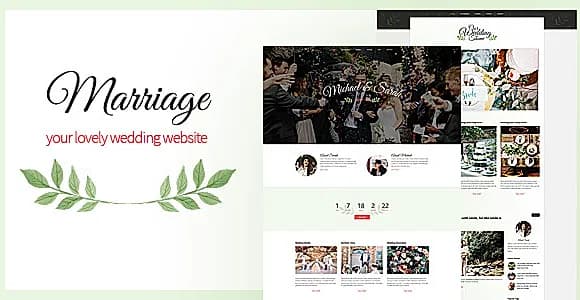 Marriage Wordpress Theme WordPress Theme
