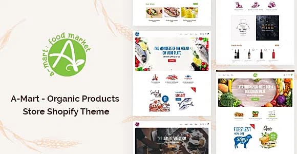A-Mart - Organic Products Store Shopify Theme