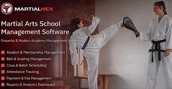 Martial Arts Academy Management Software