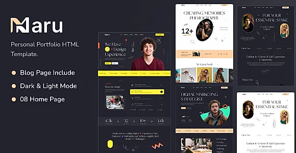 Maru – Personal Portfolio Websites