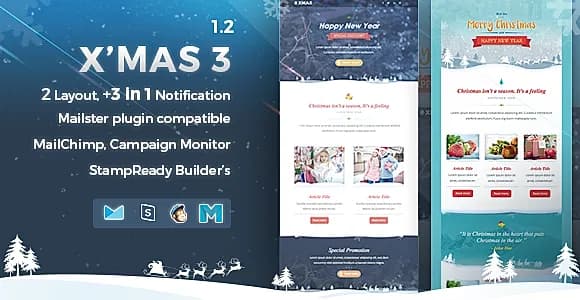 X'mas 3 | Responsive Email Template