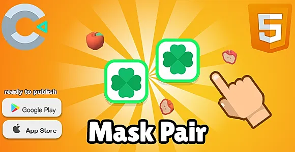 Mask Pair - Hyper Casual game Construct 3 - HTLL5
