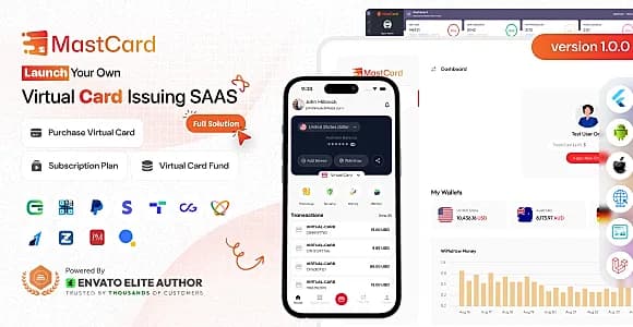 MastCard - Virtual Card Issuing SAAS Full Solution