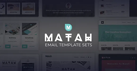 Matah | Business Email Template Set