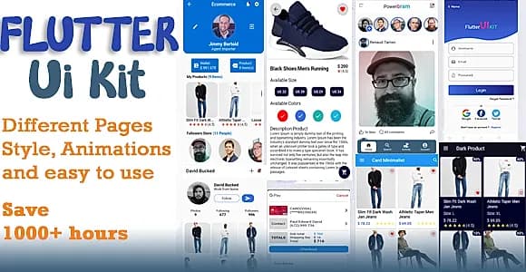 Material Design - Flutter Ui Kit Android