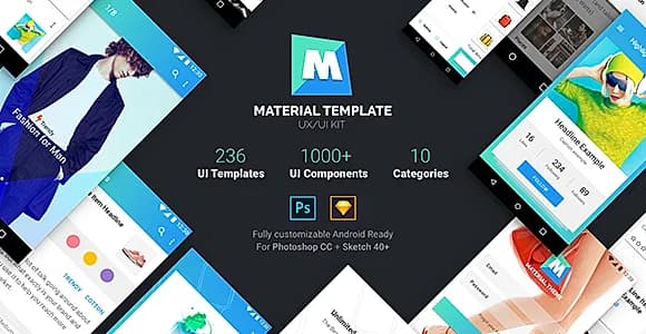 Material Template UX/UI Kit