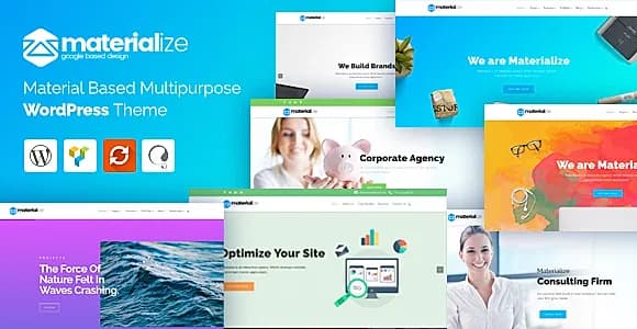 Materialize WordPress Theme