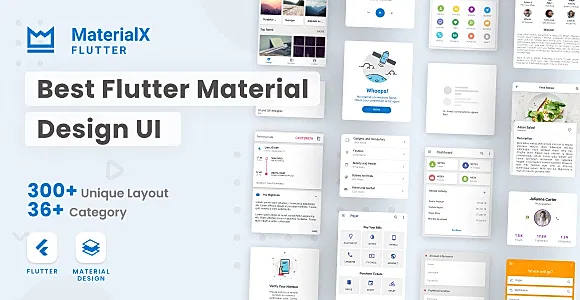 MaterialX Flutter - Flutter Material Design UI 2.5