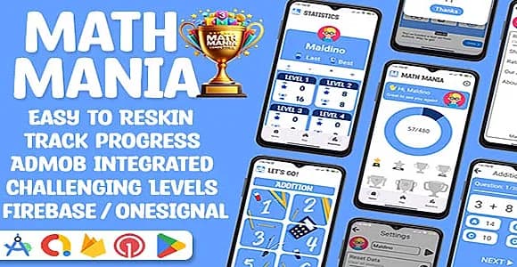 Math Mania | Math Quiz Game for kids