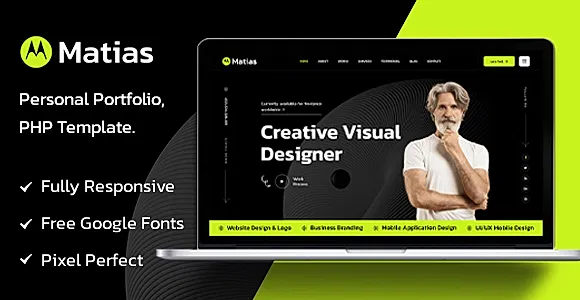 Matias - Personal Portfolio PHP Template