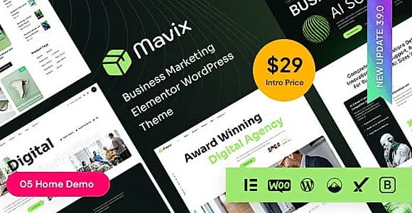 Mavix WordPress Theme