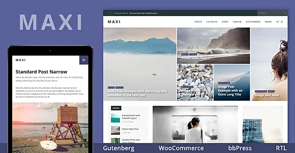 Maxi WordPress Theme
