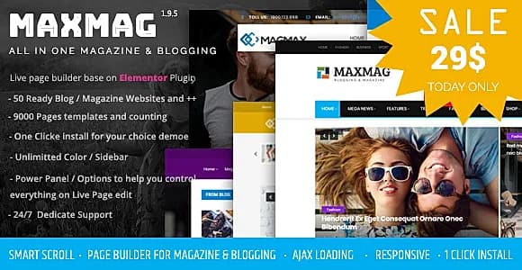 MaxMAG WordPress Theme
