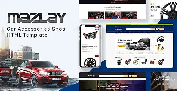 Mazlay - Car Accessories Shop HTML Template