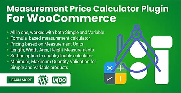 Measurement Price Calculator plugin for WooCommerce