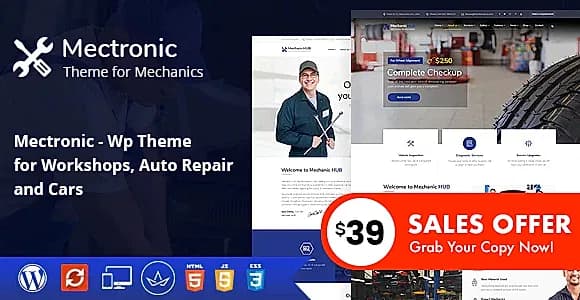 Mectronic WordPress Theme