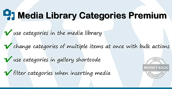 Media Library Categories Premium WordPress Plugin