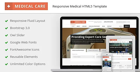 Medical Care - Responsive HTML5 Template