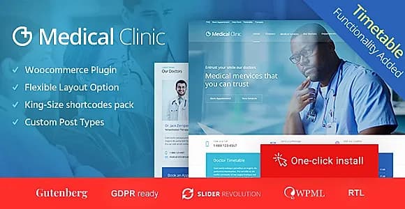 Medical Clinic WordPress Theme