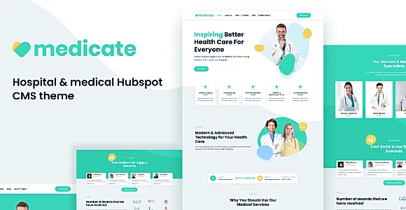 Medicate - Hospital & Medical HubSpot CMS Theme