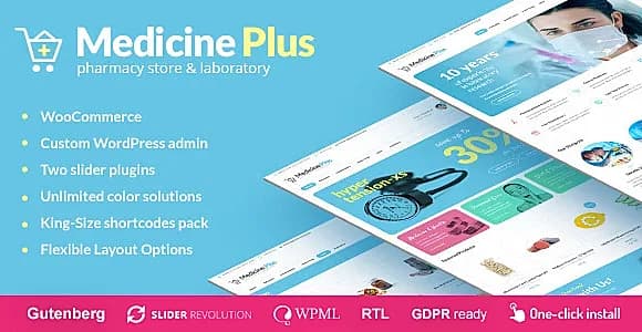 Medicine Plus WordPress Theme
