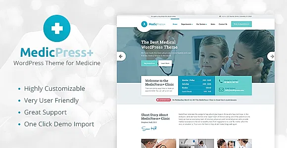 MedicPress PT WordPress Theme
