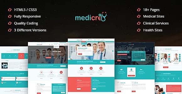 Medicre | Health, Doctor, Dental & Medical Template