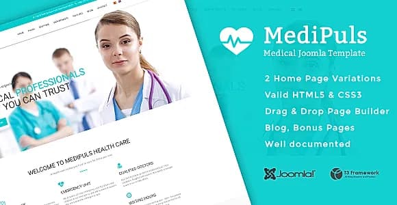 Medipuls - Joomla Medical Template