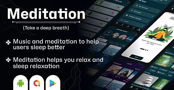 Meditation For Relax | Meditation Music For Sleep | Flutter App with Admin Panel