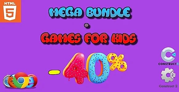 MEGA BUNDLE - GAMES FOR KIDS - HTML5