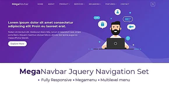 Mega Navbar : Multipurpose Menubar